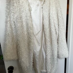 White Sherpa type coat!!!